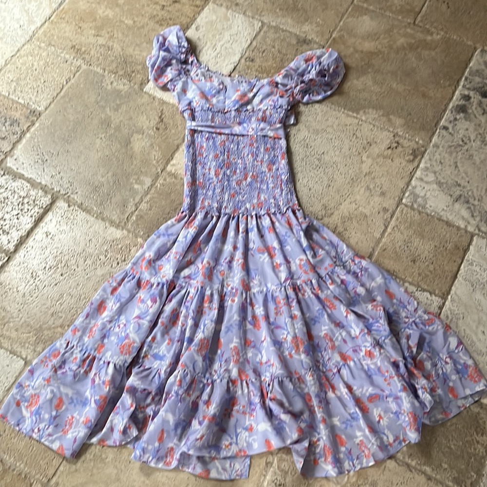 LIKELY BRAND MAXI VIOLET DRESS - Picture 4 of 6
